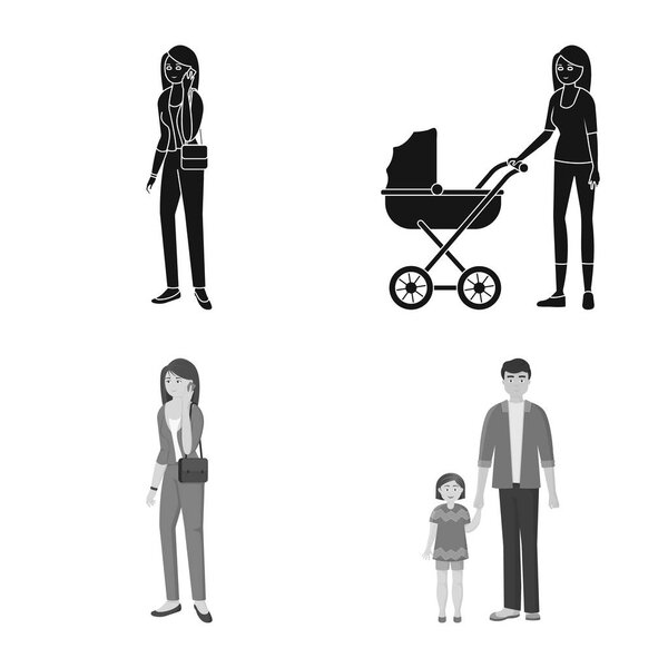 Векторный дизайн символа и аватара. Коллекция векторных иллюстраций характера и портрета
.