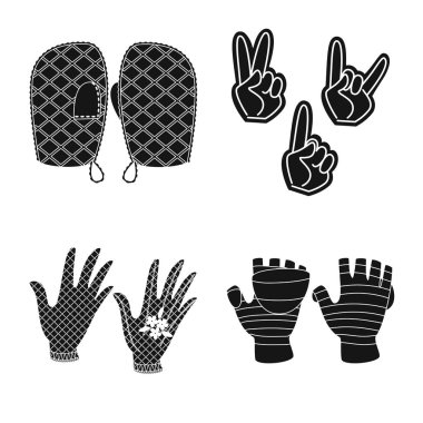 Sıcak ve konfor logosu izole nesne. Stok için sıcak ve stil vektör simgesi kümesi.