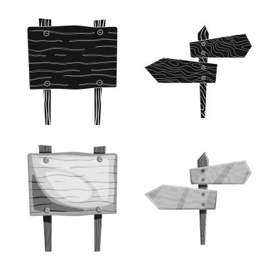 Ham vektör çizim ve orman simgesi. Parke hisse senedi vektör çizim ve ham kümesi.