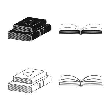 İşareti eğitim ve kapak illüstrasyon vektör. Eğitim ve kitabevi hisse senedi vektör çizim koleksiyonu.