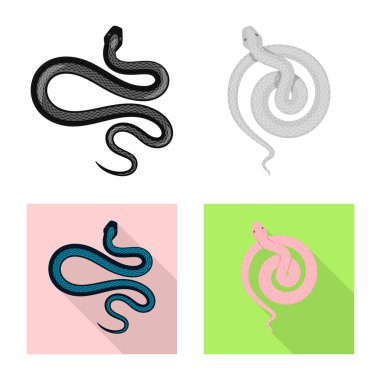 Mammal ve tehlike simge vektör tasarımı. Memeli ve tıp hisse senedi vektör çizim topluluğu.