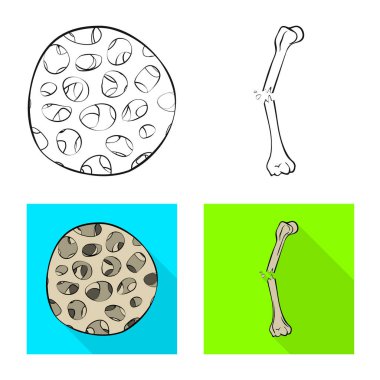 Tıp ve klinik simgesi yalıtılmış nesne. İlaç ve tıbbi vektör simgesini hissenin koleksiyonu.