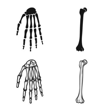 Tıp ve klinik logo yalıtılmış nesne. İlaç ve tıbbi hisse senedi vektör çizim.