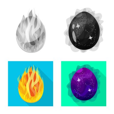 Hayvan ve tarih öncesi logo vektör Illustration. Hisse senedi için hayvan ve sevimli vektör simge kümesi.