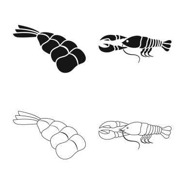 Meze ve okyanus işareti yalıtılmış nesne. Meze ve incelik hisse senedi simgesi için web topluluğu.