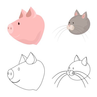 Tarım ve Hayvancılık simge vektör tasarımı. Tarım ve organik hisse senedi vektör çizim.