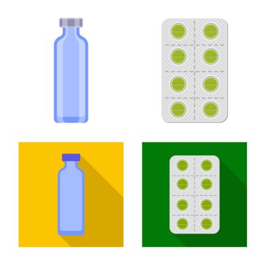 Perakende ve sağlık işareti vektör çizimi. Perakende ve sağlık hisse senedi vektör çizim topluluğu.