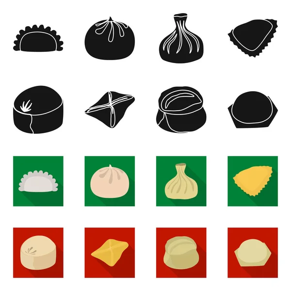 产品和烹饪标志的矢量设计。产品和开胃菜料向量的集合例证. — 图库矢量图片