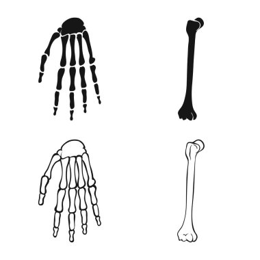 Tıp ve klinik logo vektör Illustration. İlaç ve tıbbi vektör simgesini hissenin koleksiyonu.