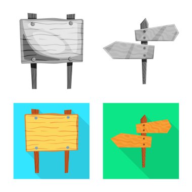 Ham izole nesnesini ve orman işareti. Ham topluluğu ve parke hisse senedi simgesi web için.