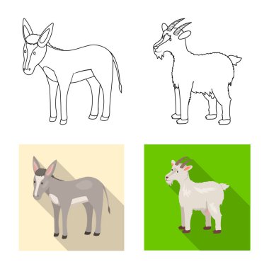 Üreme ve mutfak logo vektör Illustration. Koleksiyon ıslahının ve organik vektör hisse senedi simgesi.