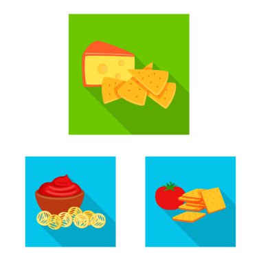 Tat ve daiç simge vektör Illustration. Tat ve organik hisse senedi vektör çizim koleksiyonu.