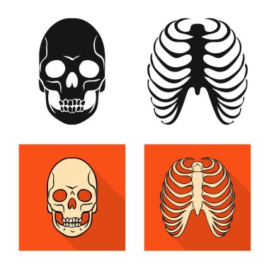 Tıp ve klinik işareti yalıtılmış nesne. İlaç ve tıbbi hisse senedi simgesi web için set.