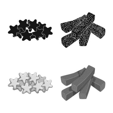 Oktoberfest ve bar simge vektör Illustration. Oktoberfest ve hisse senedi simgesi web için pişirme.