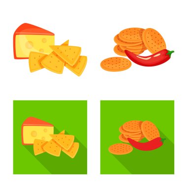 Tat ve daiç logo vektör Illustration. Tat ve organik hisse senedi vektör çizim koleksiyonu.
