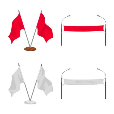 Doku ve sunum logo vektör Illustration. Hisse senedi için doku ve medya vektör simge kümesi.