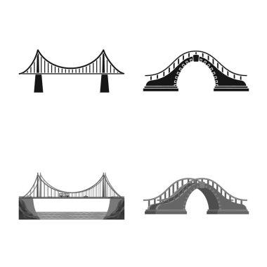 Bağlantı ve tasarım simge vektör Illustration. Bağlantı ve yan hisse senedi vektör çizim.
