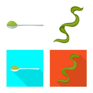 Protein ve deniz sembolü yalıtılmış nesne. Protein ve hisse senedi için doğal vektör ikon koleksiyonu.