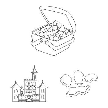 Temiz ve ıslak işareti vektör illüstrasyon. Temiz ve saflık stok vektör illüstrasyon seti.