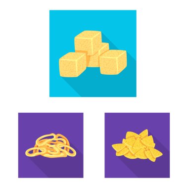 Oktoberfest ve bar logo vektör Illustration. Oktoberfest ve hisse senedi için pişirme vektör ikon koleksiyonu.