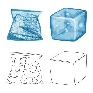 Doku ve donmuş işareti yalıtılmış nesne. Doku ve web için şeffaf hisse senedi simgesi toplama.