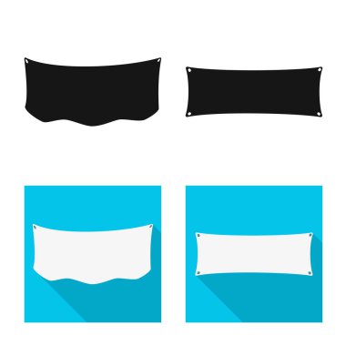 Doku ve sunum işareti yalıtılmış nesne. Doku ve medya hisse senedi vektör çizim seti.