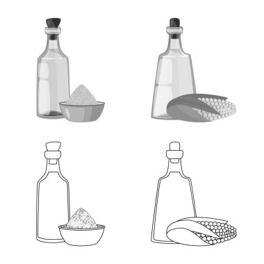 Sağlıklı ve sebze işareti yalıtılmış nesne. Tarım hisse senedi vektör çizim ve sağlıklı topluluğu.