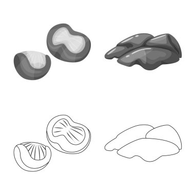 Ürün ve kümes hayvanları kutsal kişilerin resmi yalıtılmış nesne. Web için ürün ve tarım hisse senedi simgesi kümesi.