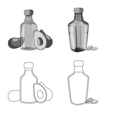 Sağlıklı ve sebze simge vektör tasarımı. Sağlıklı topluluğu ve web için tarım hisse senedi simgesi.