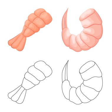 Meze ve okyanus logosu yalıtılmış nesne. Meze ve incelik hisse senedi simgesi için web topluluğu.