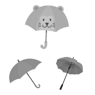 Moda ve güvenlik sembolü yalıtılmış nesne. Moda ve kapalı stok vektör çizim.