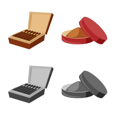 Çöp ve dur işareti vektör Illustration. Çöp ve alışkanlık hisse senedi vektör çizim topluluğu.