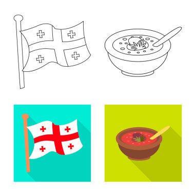 Kültür ve gezi logo vektör çizimi. Kültür ve özgünlük hisse senedi vektör çizim topluluğu.