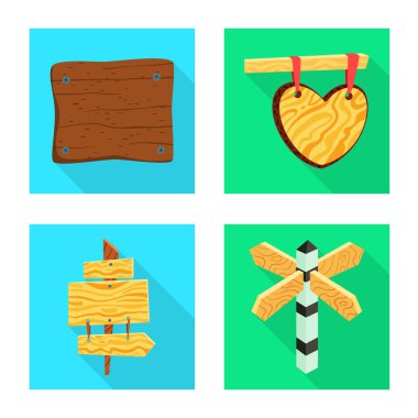 Ham ve ahşap sembolün vektör illüstrasyonu. Web için ham ve orman stok sembolü kümesi.