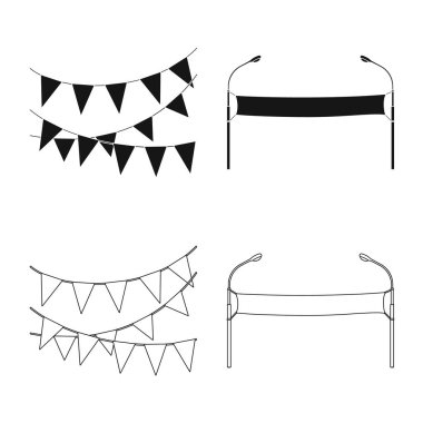 Doku ve sunum logo vektör tasarımı. Doku ve medya hisse senedi vektör çizim seti.