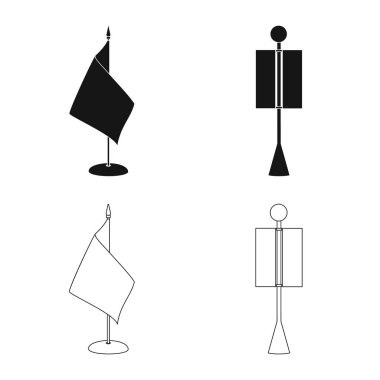 Doku ve sunum işareti vektör Illustration. Doku ve medya hisse senedi vektör çizim seti.