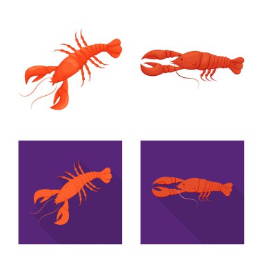 Meze ve okyanus logo vektör tasarımı. Meze ve incelik hisse senedi vektör çizim topluluğu.