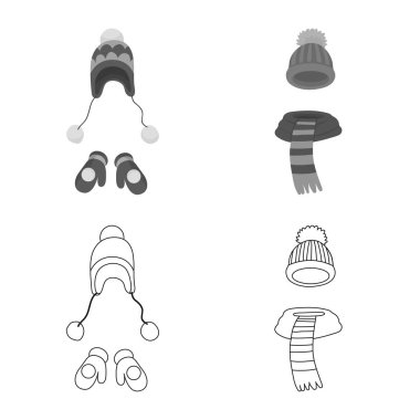 Giysi illüstrasyon vektör ve sembol doku. Giysi koleksiyonu ve web için hava durumu hisse senedi simgesi.