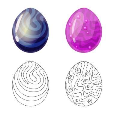 Hayvan ve tarih öncesi simge vektör Illustration. Hayvan ve sevimli hisse senedi simgesi için web topluluğu.