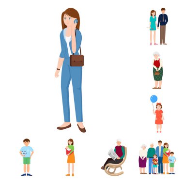 Aile ve insanlar logo vektör tasarımı. Aile ve avatar hisse senedi simgesi için web topluluğu.