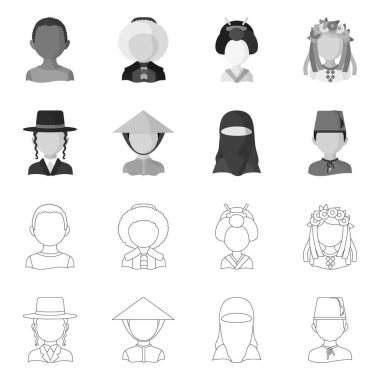 Kopyacı ve ikamet logo vektör tasarımı. Kopyacı ve kültür vektör simgesini hissenin koleksiyonu.