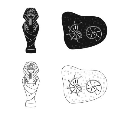 Hikaye ve öğeleri işaret yalıtılmış nesne. Hikaye ve öznitelikleri koleksiyonu vektör hisse senedi simgesi.