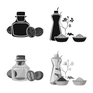 Sağlıklı ve sebze simge vektör tasarımı. Sağlıklı topluluğu ve hisse senedi için tarım vektör simgesi.