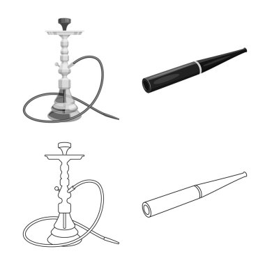 Çöp tasarımını vektör ve simge durdurmak. Hisse senedi için çöp ve alışkanlık vektör simge kümesi.