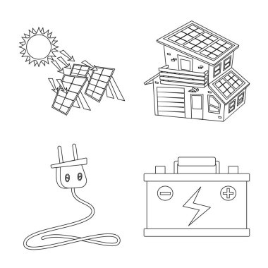 Yenilik ve teknoloji simge vektör tasarımı. Yenilik ve doğa hisse senedi simgesi için web topluluğu.