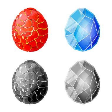 Hayvan ve tarih öncesi işareti vektör tasarımı. Hayvan ve sevimli hazır vektör çizim seti.