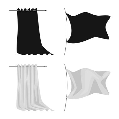 Doku ve sunu simge vektör tasarımı. Web için doku ve medya hisse senedi simgesi kümesi.