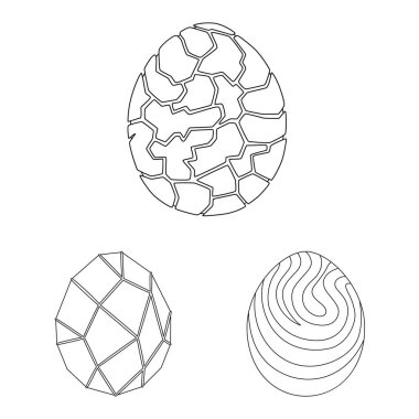 Dinozor ve sihirli logo vektör tasarımı. Dinozor ve fantezi stok vektör illüstrasyon seti.