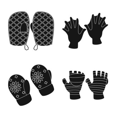 Sıcak ve konfor simgesiizole nesne. Stok için sıcak ve stil vektör simgesinin toplanması.