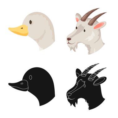 Tarım ve logo yetiştiriciliği vektör Illustration. Tarım ve organik hisse senedi vektör çizim.